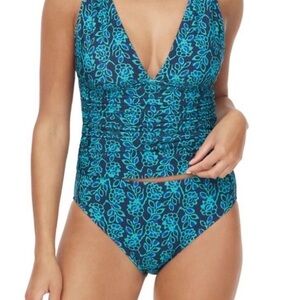 J. Crew Ruched Floral Tankini & Bikini  👙 SET
